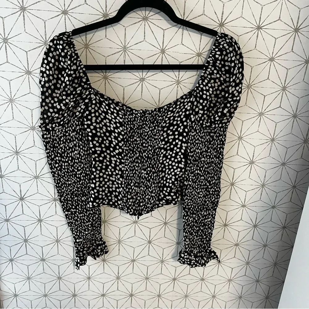 REFORMATION Augustine Top Pearl Print